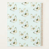 Papillons blancs vert menthe (Dos)