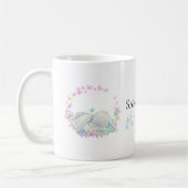 papillons bleu éléphant Café Mug (Gauche)