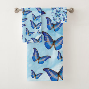 Papillons bleus