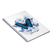 Papillons bleus - Cahier classique (Côté Droit)