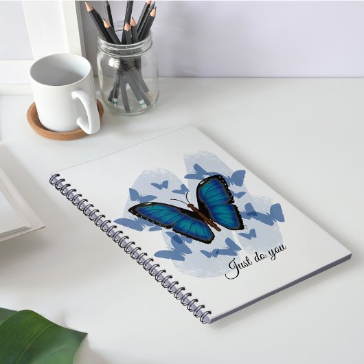Papillons bleus - Cahier classique