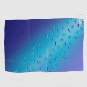 Papillons Bleus Enchantés Serviette de golf (Horizontal)