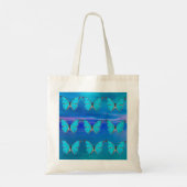 Papillons bleus Grand Sac fourre-tout (Dos)