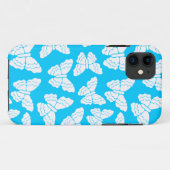 Papillons bleus iPhone 5 Coque (Dos (Horizontal))