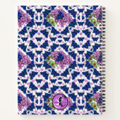 Papillons bleus Lilacs Ladybugs Journal (Dos)