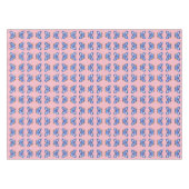 Papillons bleus Nappe personnalisée (Devant (Horizontal))