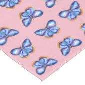 Papillons bleus Nappe personnalisée (Angle)