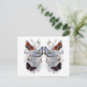 papillons briefkaart (Staand voorkant)