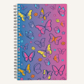Papillons Carnet spirale (Recto)