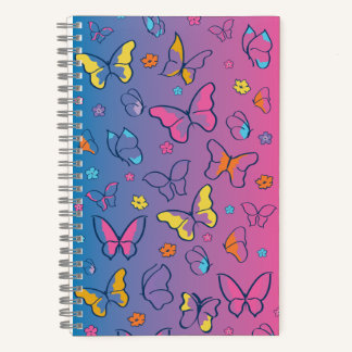 Papillons Carnet spirale
