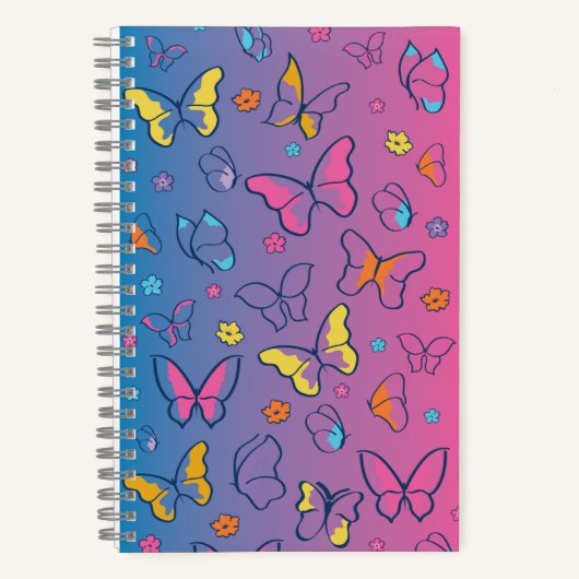 Papillons Carnet spirale (Recto)