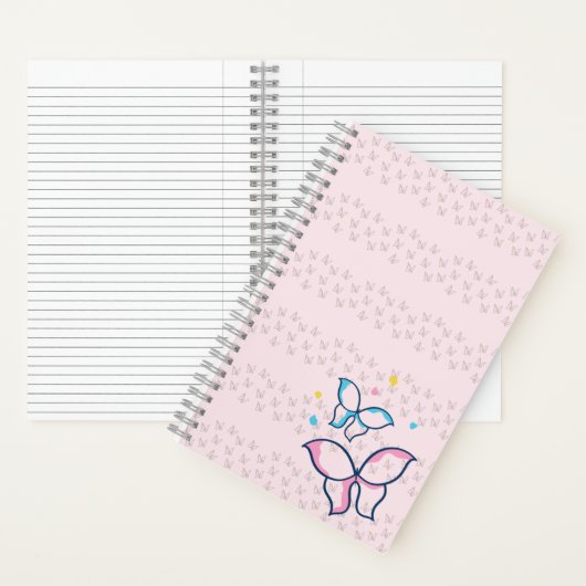 Papillons Carnet spirale (À l'intérieur)