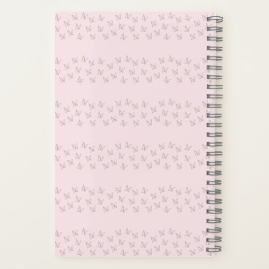 Papillons Carnet spirale (Verso)