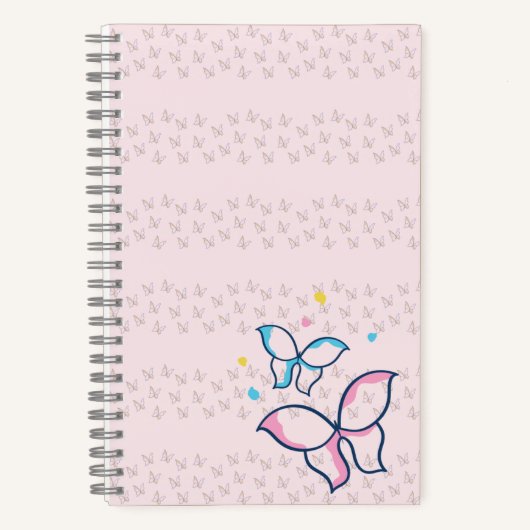 Papillons Carnet spirale (Recto)