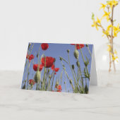 Papillons - Carte de voeux (Fleur jaune)