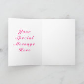 Papillons Carte Saint-Valentin avec texte personna (Intérieur)