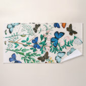 Papillons, chenilles de William Forsell Kirby (Serviette de bain)