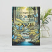 Papillons classiques Invitations de mariage (Debout devant)