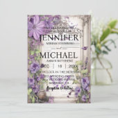 Papillons classiques Invitations de mariage (Debout devant)
