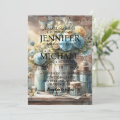 Papillons classiques Invitations de mariage (Debout devant)