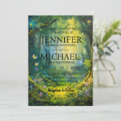 Papillons classiques Invitations de mariage (Debout devant)