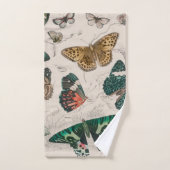 Papillons Collection Antique Papillons (Serviette à main)