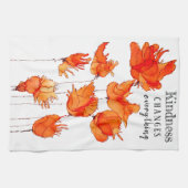 Papillons Colorés Californie Serviette de cuisine (Horizontal)