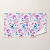 Papillons colorés de vol (Serviette à main)