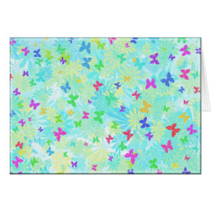 Papillons Colorés et Pâquerettes par Shirley Taylo