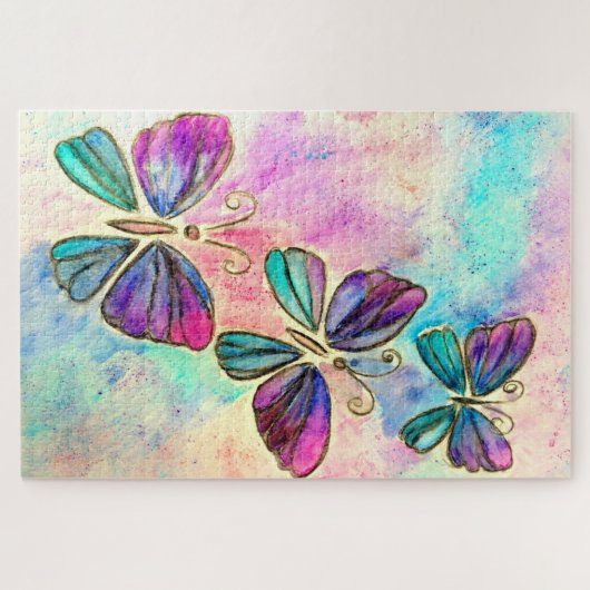 Papillons colorés Flying Puzzle Spring Joy (Horizontal)
