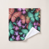 Papillons colorés Imprimer (Gant de toilette)