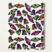 Papillons colorés Journal Motif décoratif (Dos)