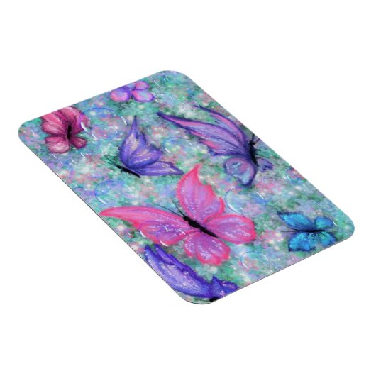 Papillons colorés Magnet (Côté Droit)