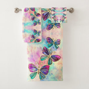 Papillons colorés mignons -