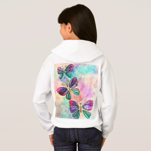 Papillons colorés mignons (Dos entier)