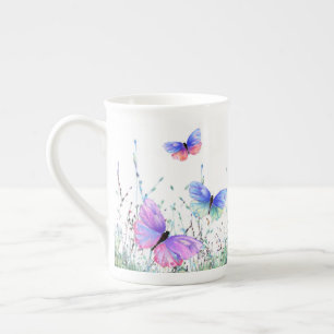 Papillons colorés Moteur cadeau de Mug