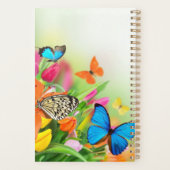 Papillons colorés petit planificateur (Dos)