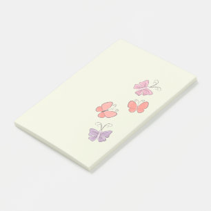 Papillons Colorés Post-it