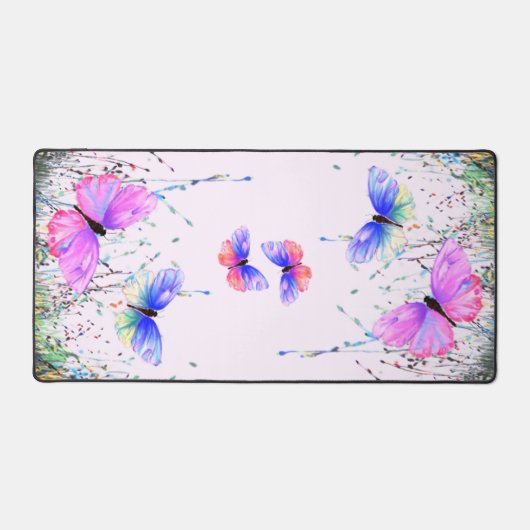 Papillons colorés volants (Recto)