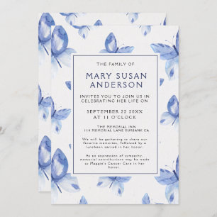 Papillons commémoratifs funéraires Faire-part phot