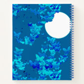 Papillons contre un Blue Night Sky Dream Journal (Dos)