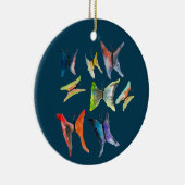 Papillons couleur aquarelle ornement céramique (Droite)