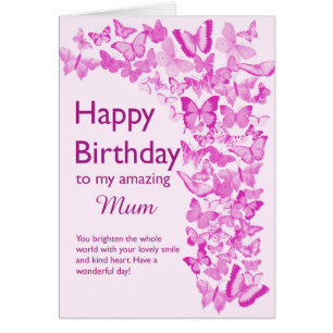 Papillons d'anniversaire maman