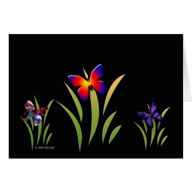 Papillons dans l'herbe (Devant horizontal)