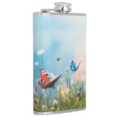 Papillons dans un champ de flacon de fleurs (Droite)