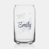 Papillons d'art Delft bleu et blanc avec fleurs (Verso)