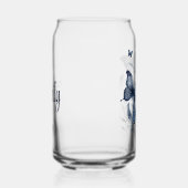 Papillons d'art Delft bleu et blanc avec fleurs (Droite)