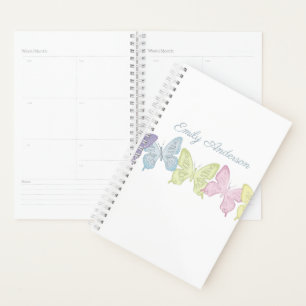 Papillons de 5,5 po x planificateur hebdomadaire/m