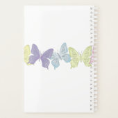 Papillons de 5,5 po x planificateur hebdomadaire/m (Dos)