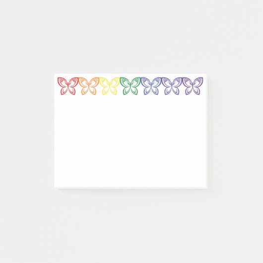 Papillons de bijoux Plan Notes post-it (Devant)